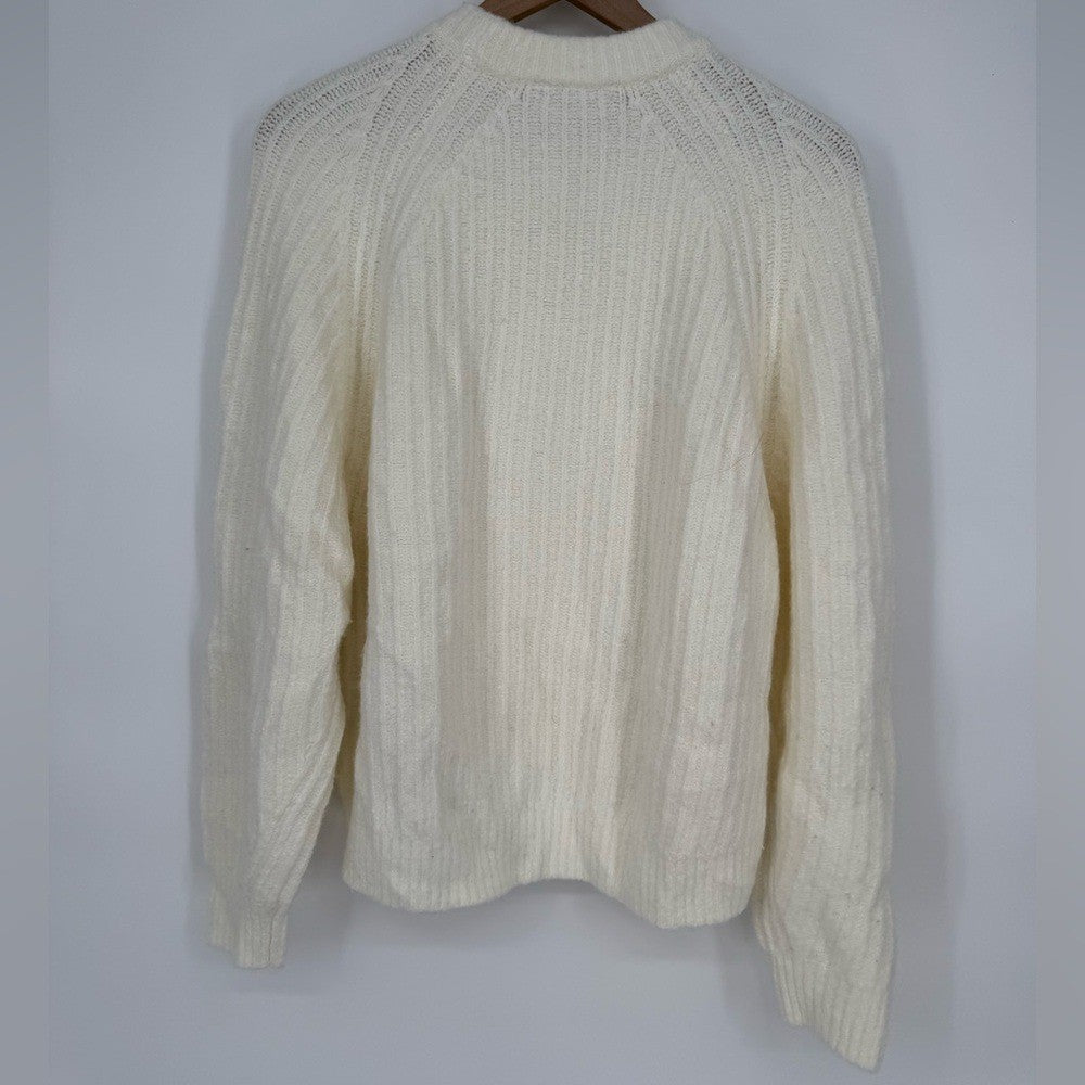 Madewell Ribbed Cotton-Blend Sweater Size S