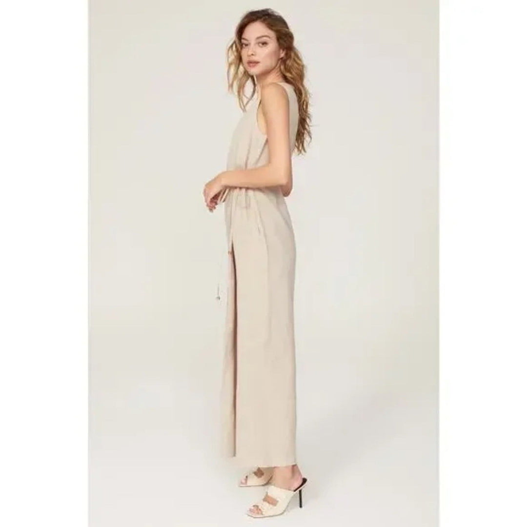 Rosetta Getty X RTR Oatmeal Apron Jumpsuit Size 6