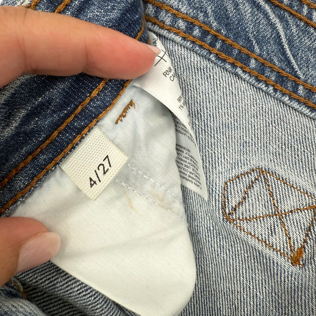 Habitual Denim Jeans Women's Size 4/27 Light Wash High Rise Straight Leg