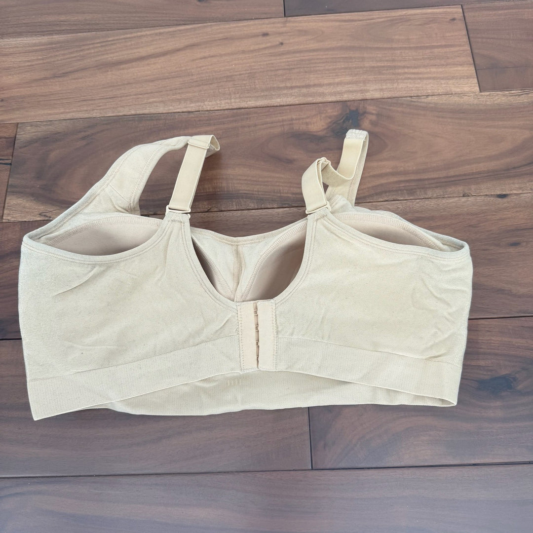 Truekind Everyday Comfort Straps Wireless Shaping Bra XL Chai