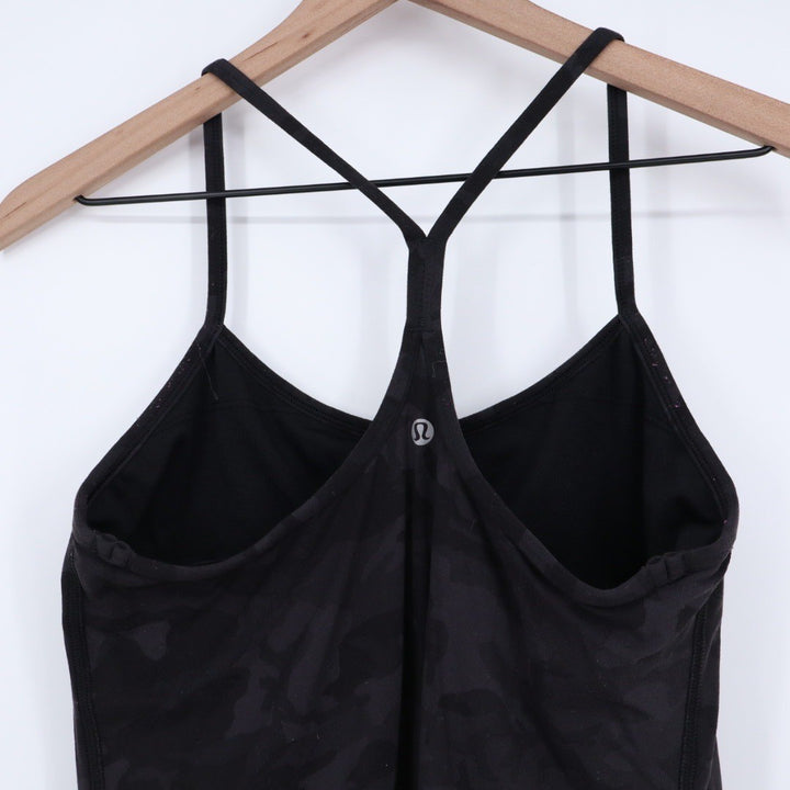 Lululemon Power Y Tank Camo Print Racerback Athletic Top Size 10