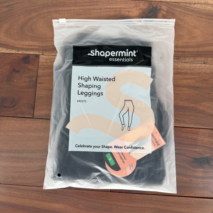 Shapermint Essentials High Waisted Shaping Leggings Black Smoothing NWT