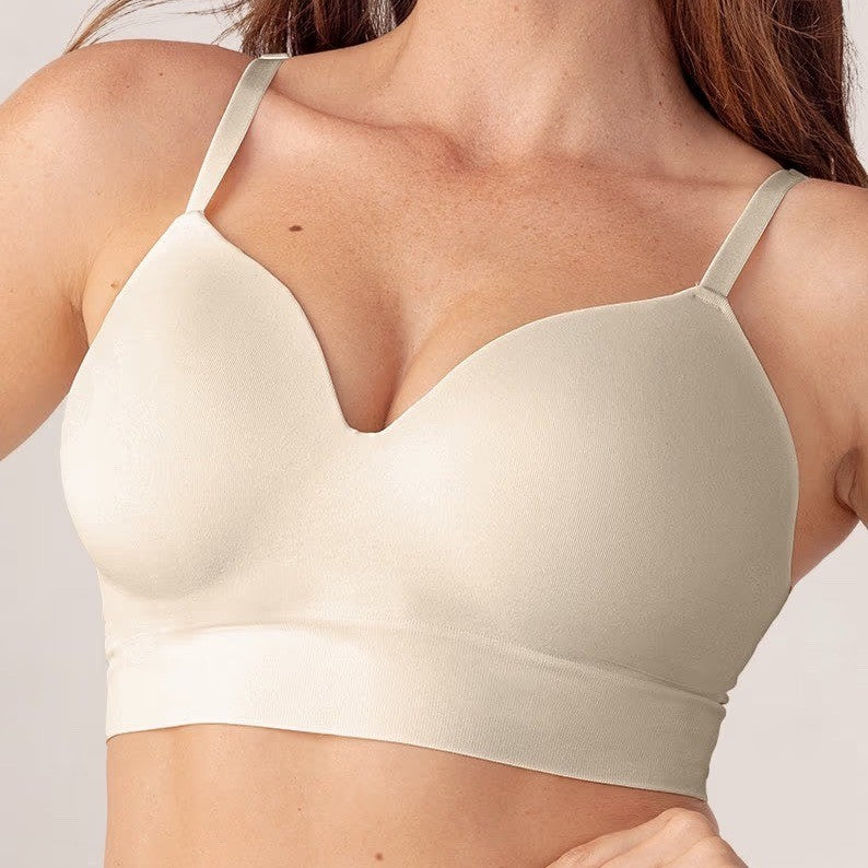 Truekind Everyday Comfort Straps Wireless Shaping Bra XL Chai