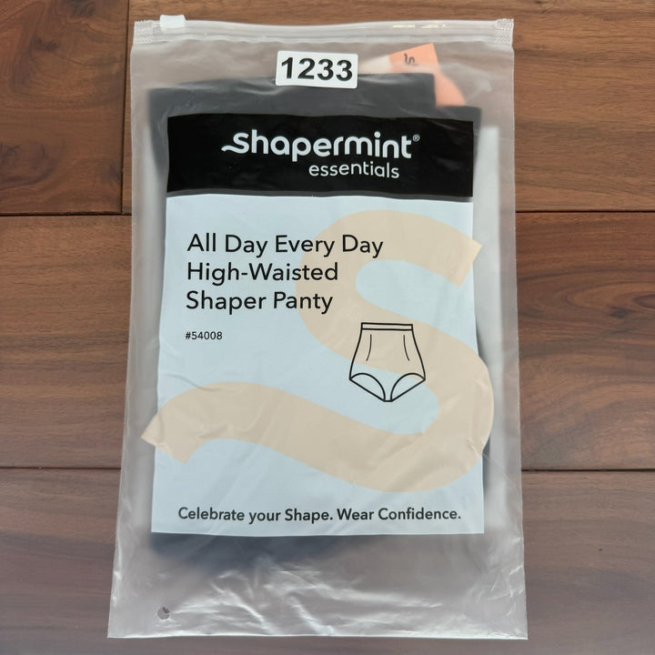 Shapermint Essentials All Day Every Day High-Waisted Shaper Panty Black M L