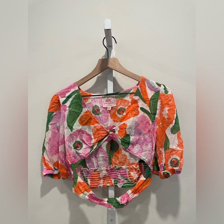 Banjanan Floral Aurora Top Size M