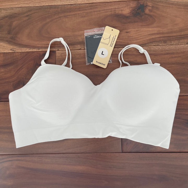 Truekind Supportive Comfort Wireless Shaping Bra L White