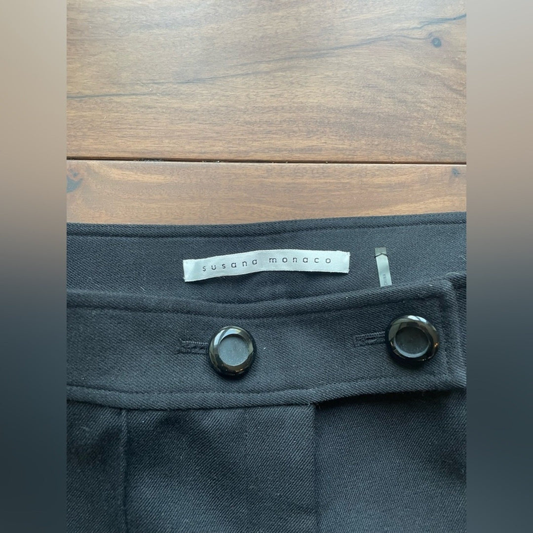 Susana Monaco Wool Pleated Dress Pants Size 2