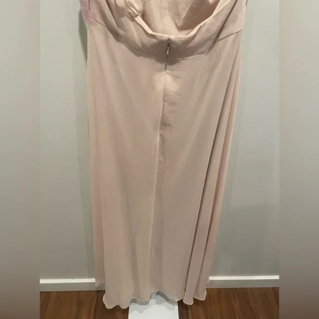 After Six High Neck Halter Backless Maxi Dress Size 8