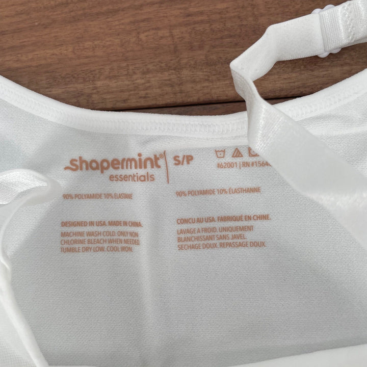 Shapermint Essentials All Day Every Day Scoop Neck Cami White S P