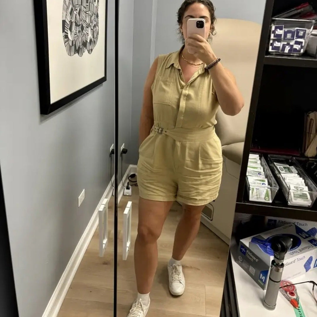 Jason Wu X RTR Tan Belted Romper Size 2