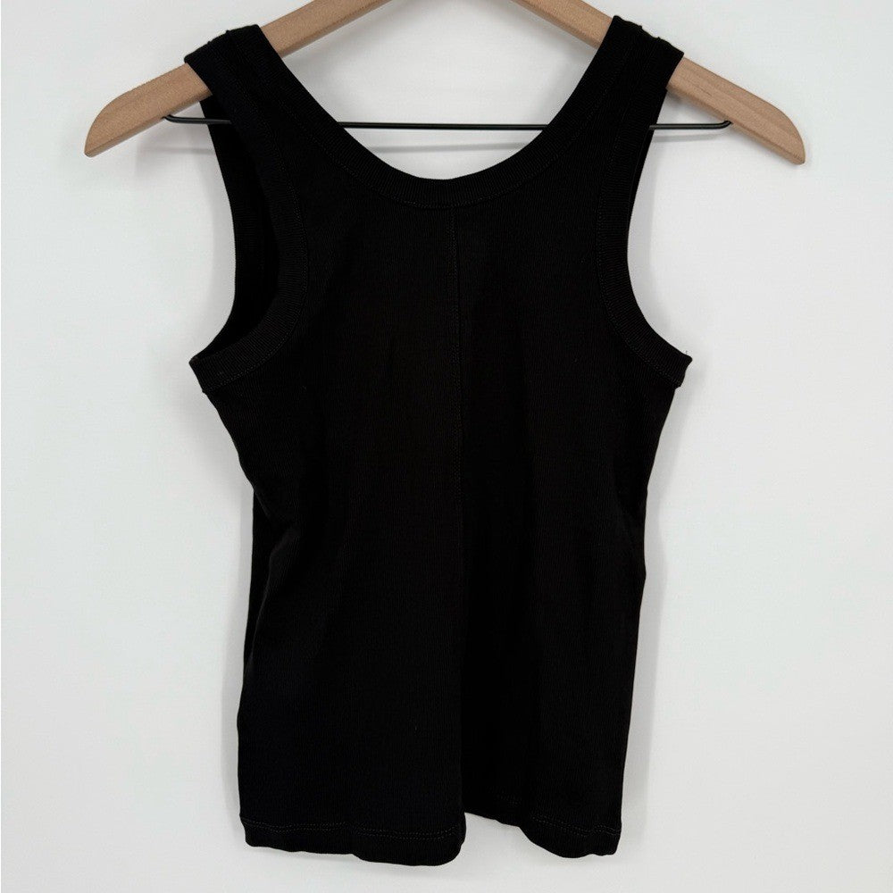 Madewell Regenerative Cotton Ribbed Scoopneck Tank Size XS