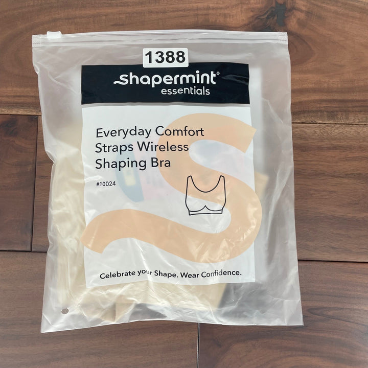 Shapermint Essentials Everyday Comfort Straps Wireless Shaping Bra Chai M