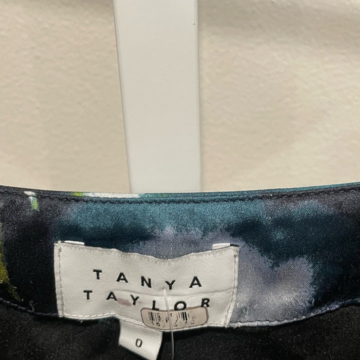 Tanya Taylor Luna Floral Gathered Maxi Dress Size 0