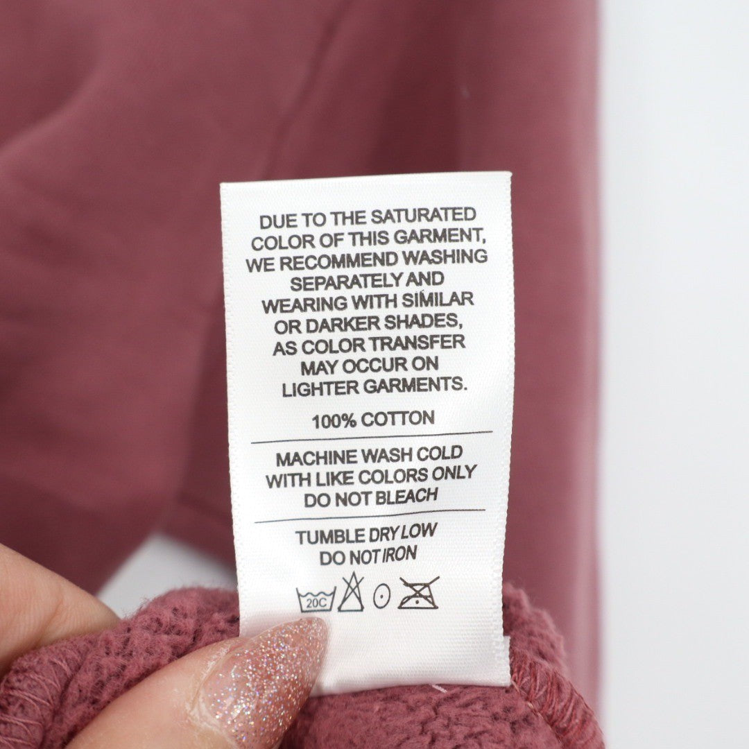 American Giant Burgundy Crewneck Sweatshirt XS Made in USA Quality Cotton