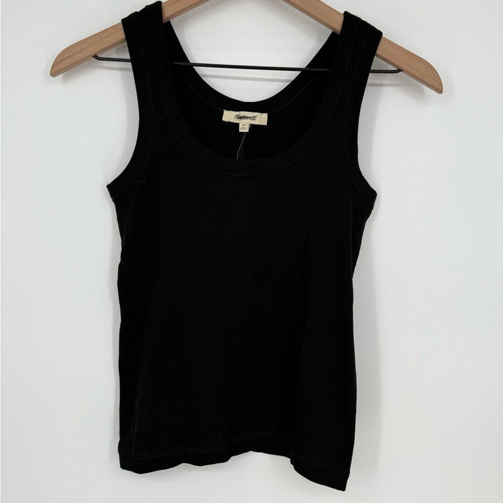 Madewell Regenerative Cotton Ribbed Scoopneck Tank Size XS