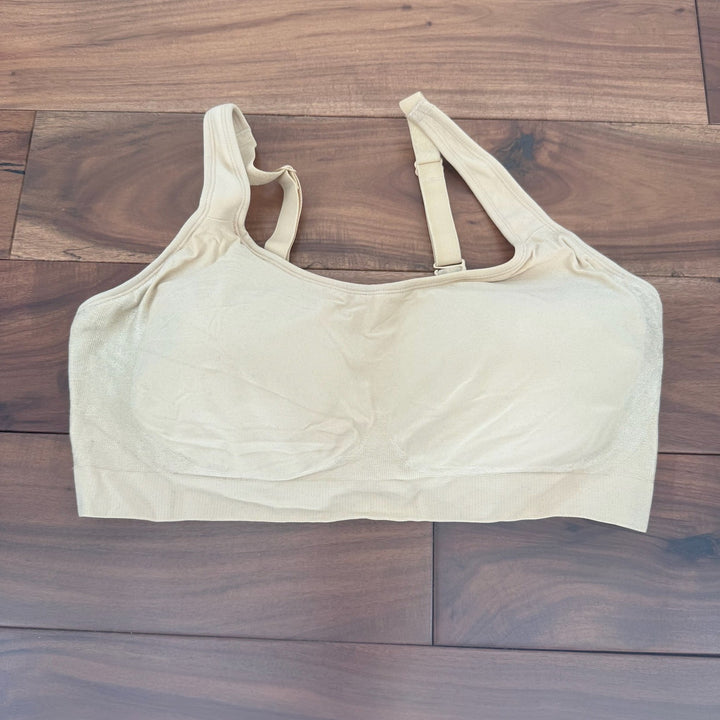 Truekind Everyday Comfort Straps Wireless Shaping Bra XL Chai