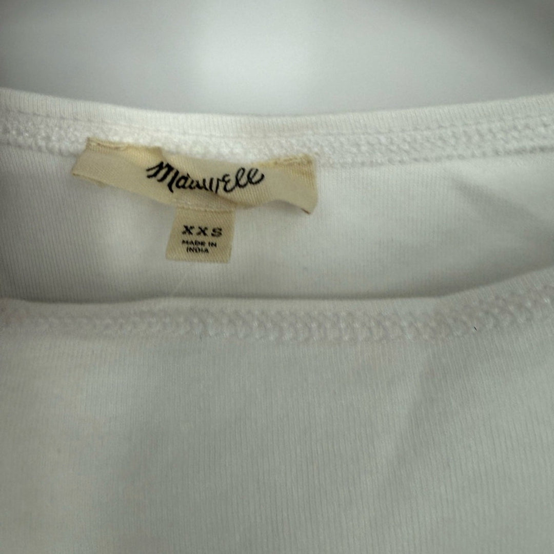 Madewell Elbow-Sleeve Boatneck Tee Size XXS