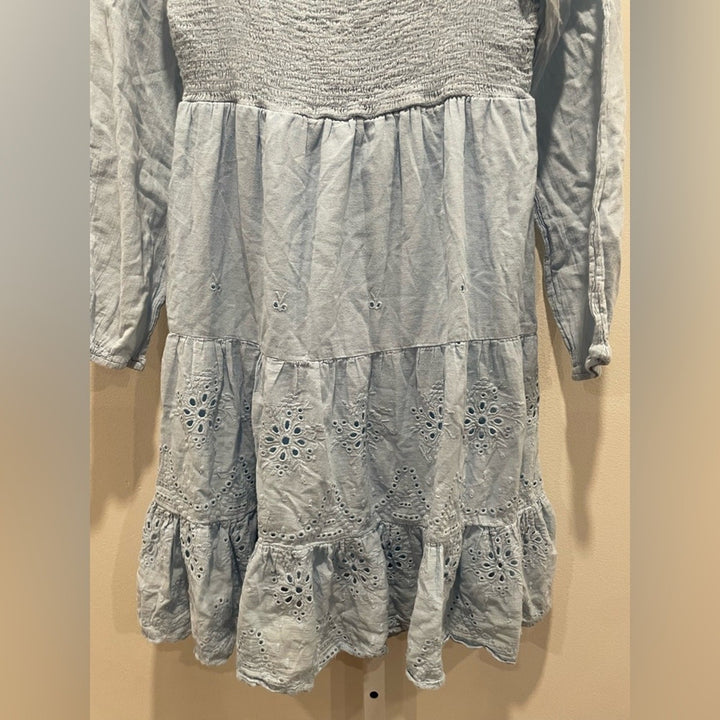 Area Stars Eyelet Trim Dress Size S