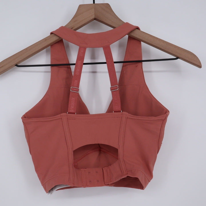 Gymshark Whitney Simmons Sports Bra Coral Pink Racerback XS
