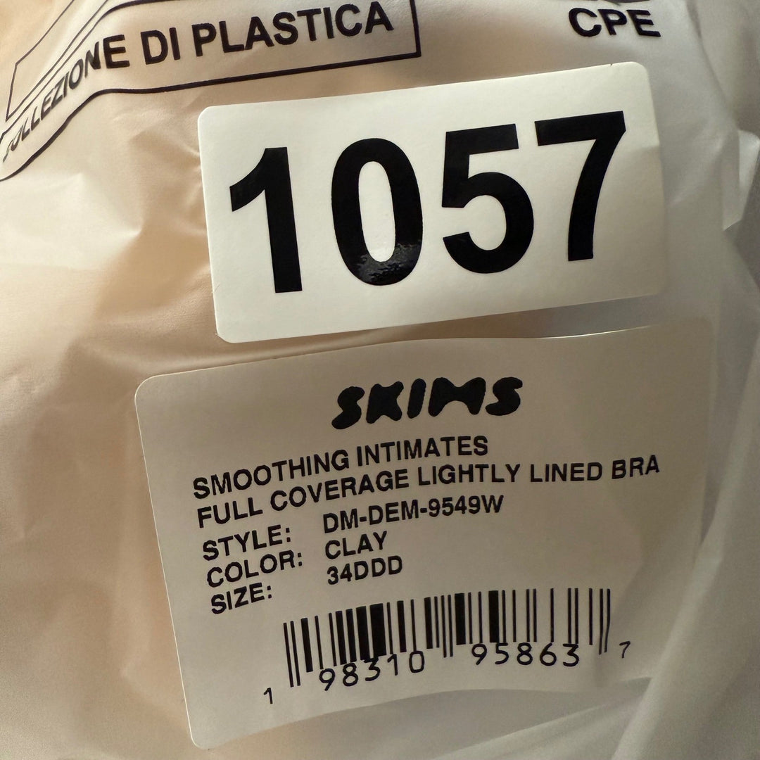 SKIMS Smoothing Intimates Full Coverage Lightly Lined Bra Clay 34DDD