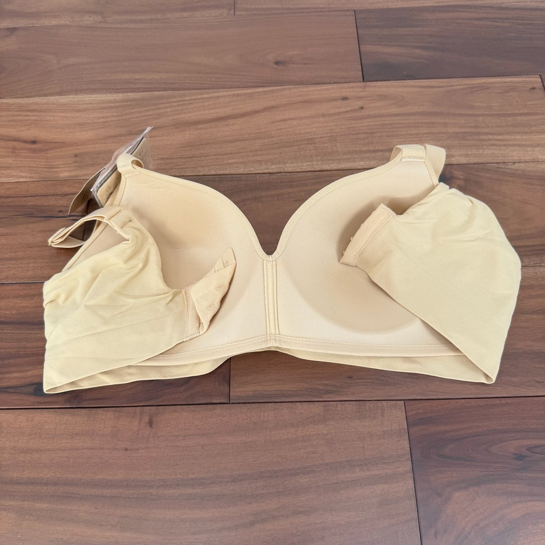 TrueKind Supportive Comfort Wireless Shaping Bra Beige XL