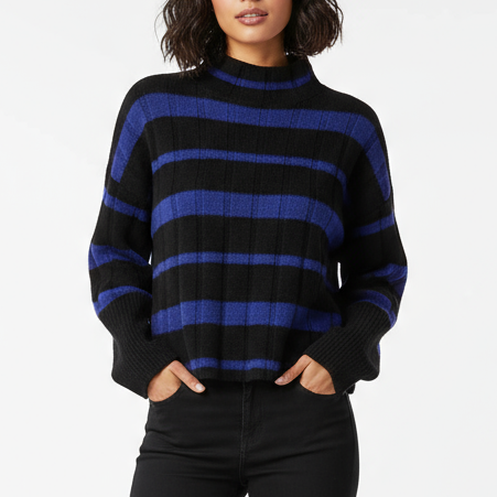 Madewell Ribbed Cashmere-Wool Blend Pullover Sweater Size XXS