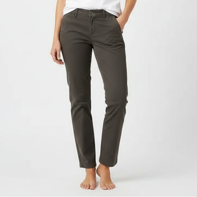 J.Crew Womens's 100% Cotton Grey Pant Size 4