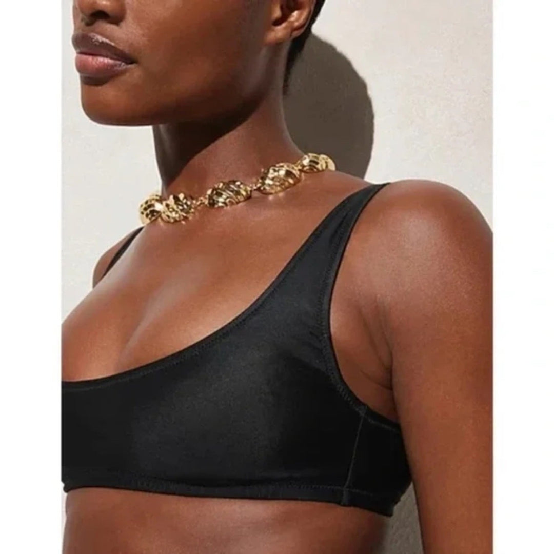 J.Crew Heritage Scoop neck Bikini Top Size M